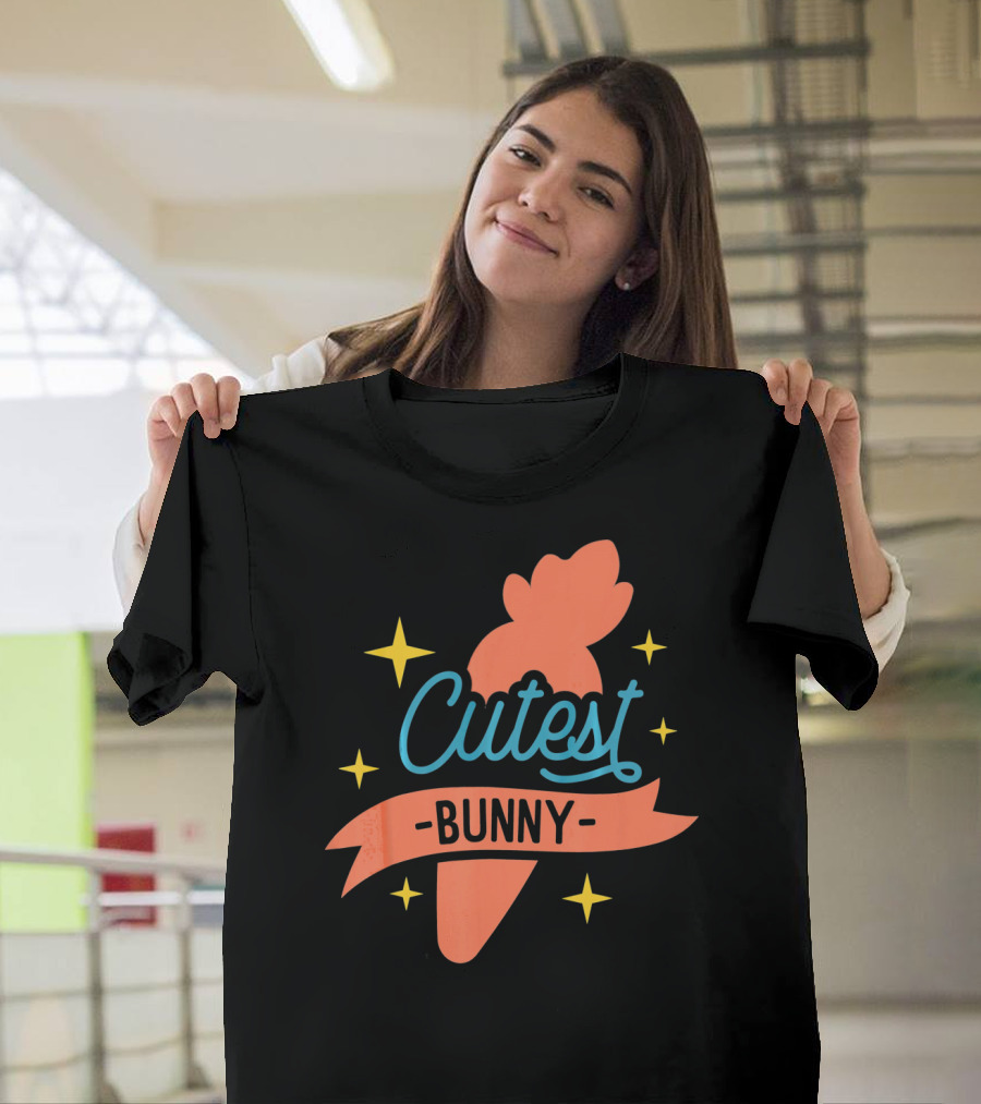 Cutest Bunny Carrot Starry Easter Egg T-Shirt