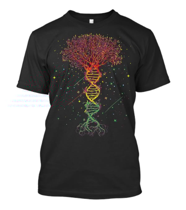DNA Tree Of Life Genetics Biologist Science Nature T-Shirt