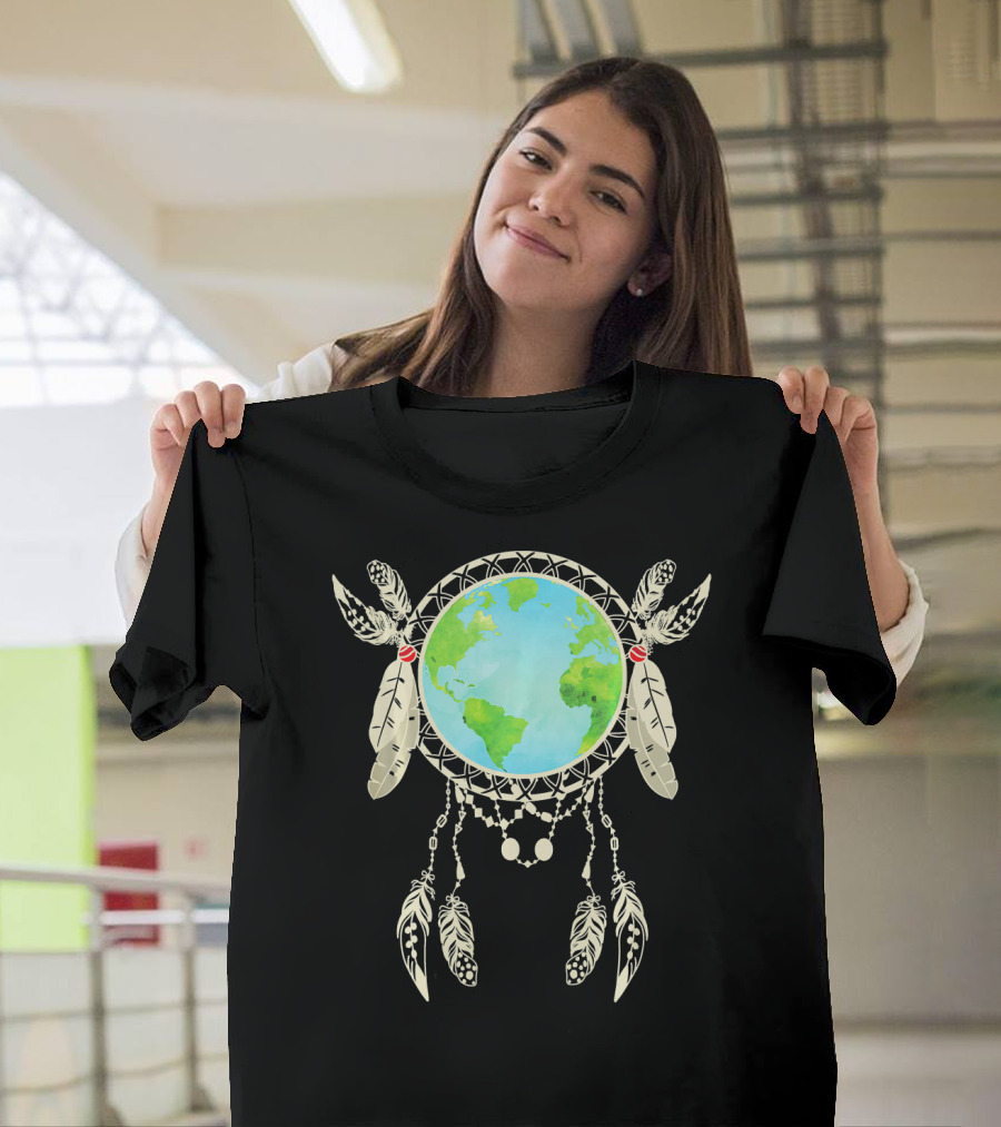 Earth Dreamcatcher Global Celebration Earth Day T-Shirt