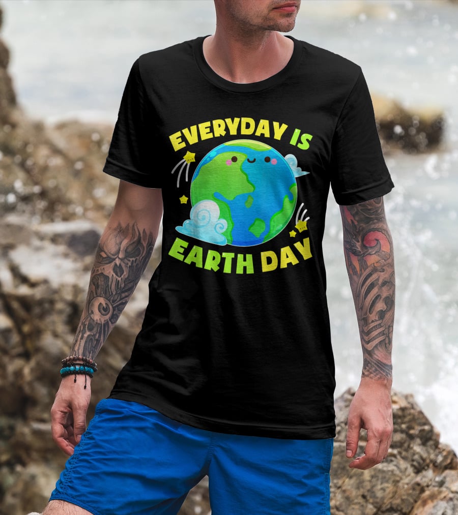 Everyday Is Earth Day Cute Love T-Shirt
