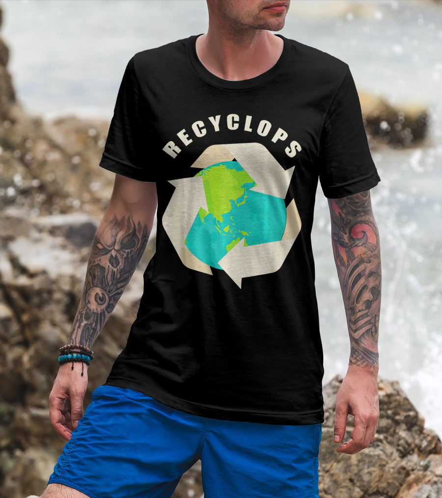 Recyclops Earth Day Recycling T-Shirt