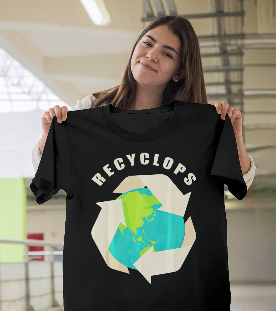 Recyclops Earth Day Recycling T-Shirt