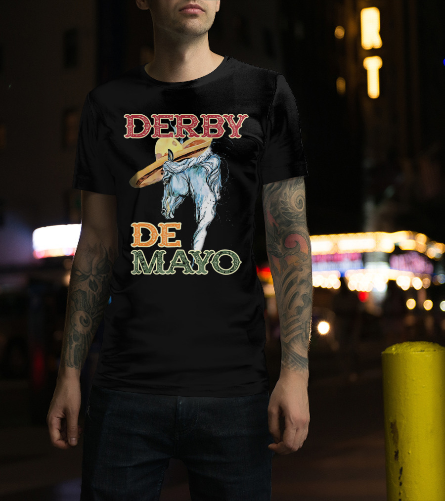 Derby Sombrero De Mayo Horse T-Shirt