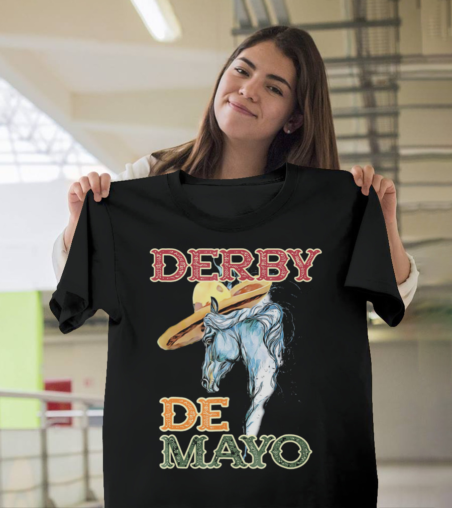 Derby Sombrero de Mayo Horse T-Shirt