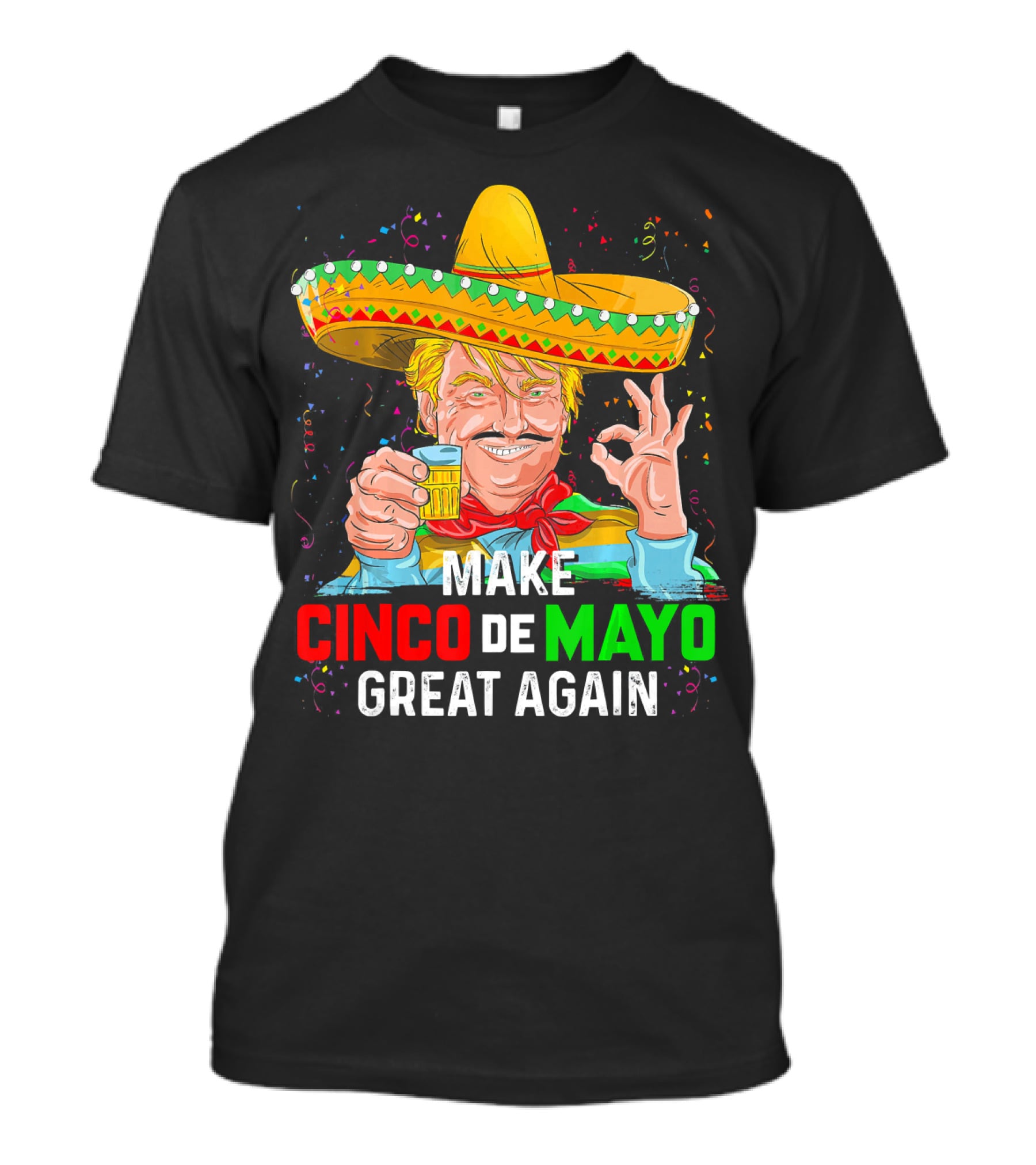 MAKE CINCO DE MAYO GREAT AGAIN Sombrero Beer T-Shirt