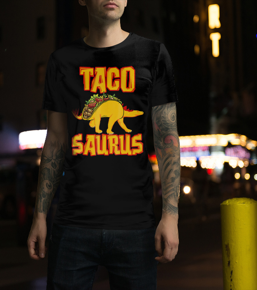 Cinco De Mayo Tacosaurus Dinosaur Taco Saurus T-Shirt