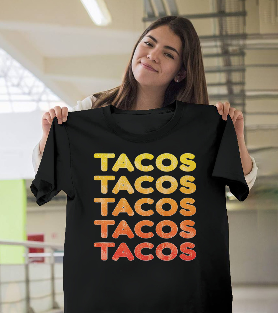Tacos Retro Vintage Cinco De May T-Shirt