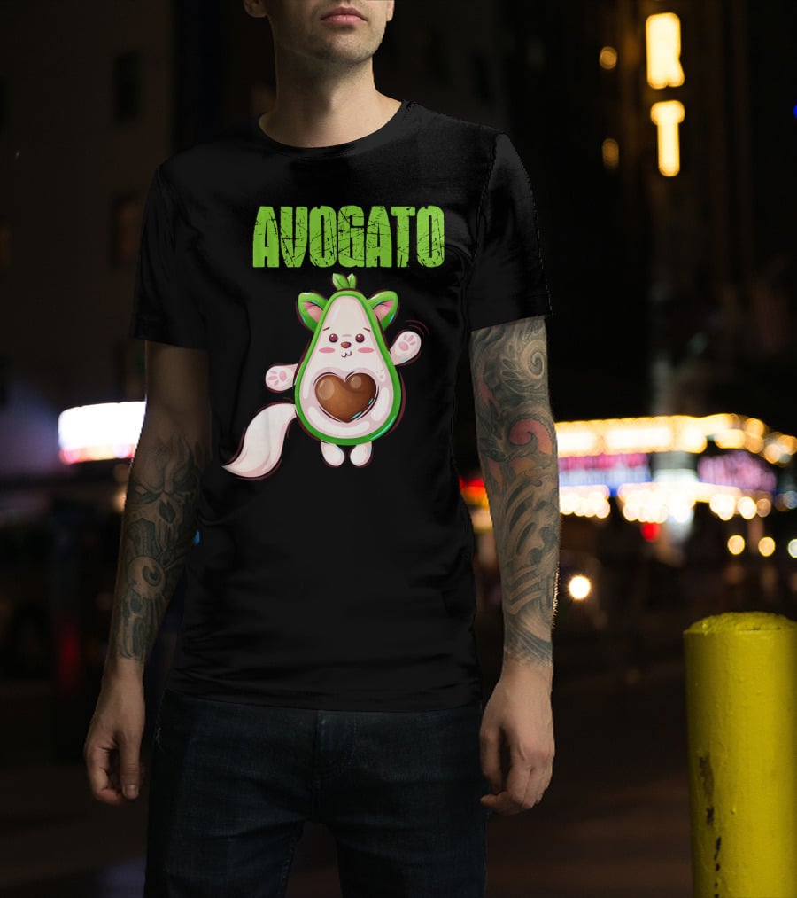 AVOGATO Cinco De Mayo Cat Avocado T-Shirt