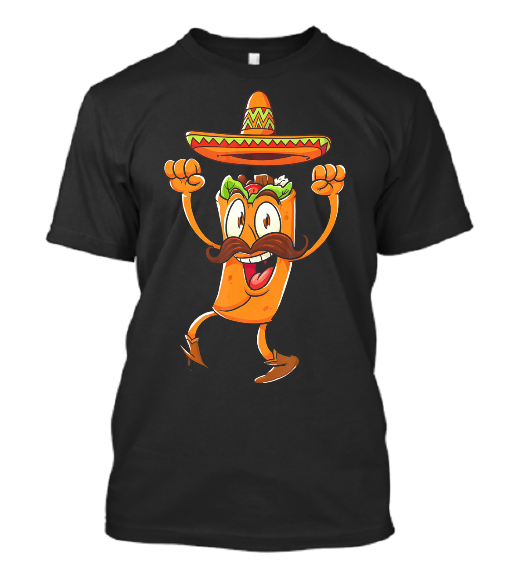 Kids Taco Sombrero Cinco De Mayo Fiesta T-Shirt