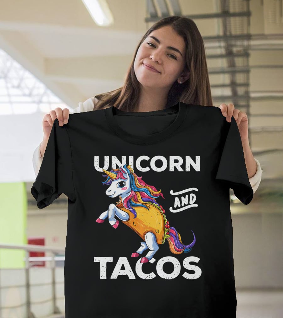 Unicorn And Tacos Cinco De Mayo Celebration Parade T-Shirt