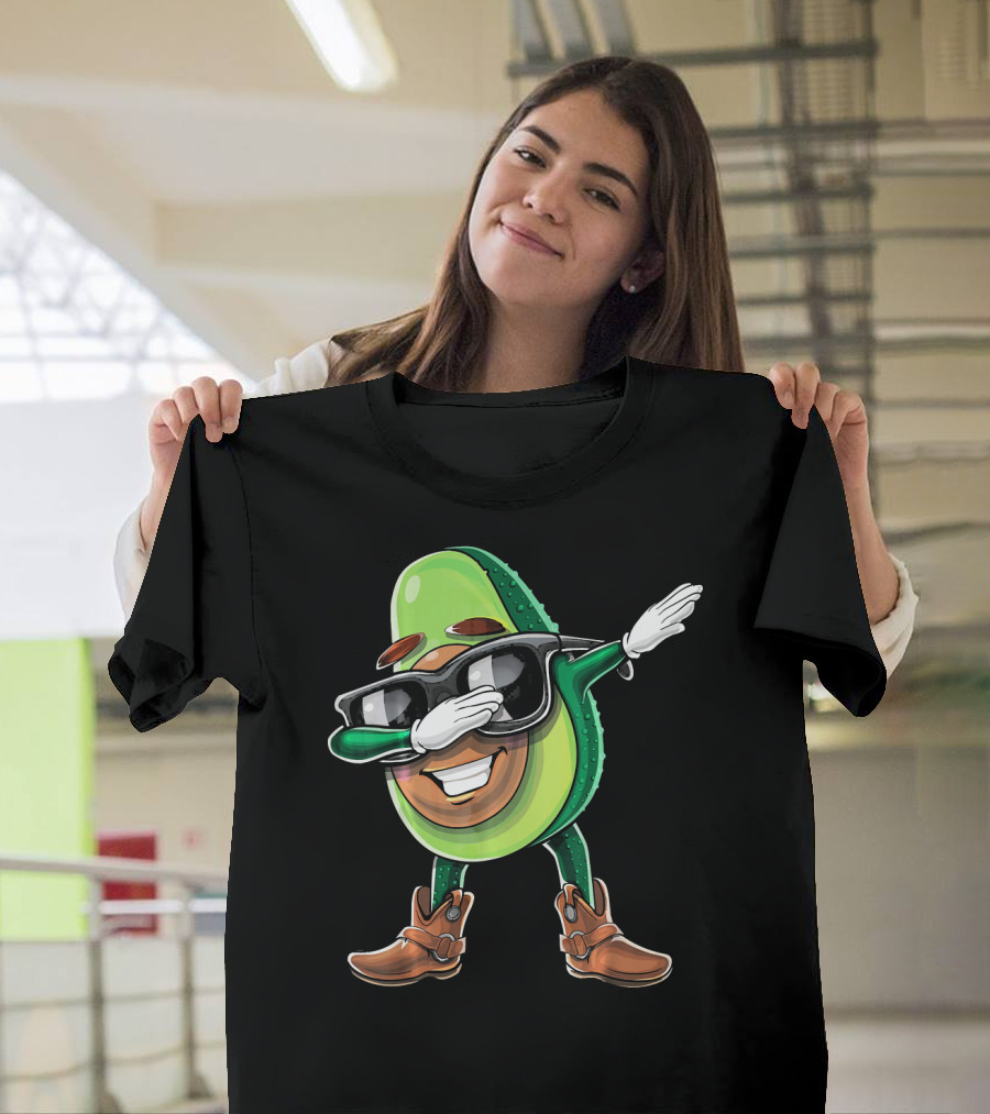 Cinco De Mayo Dabbing Avocado Fiesta Fun T-Shirt