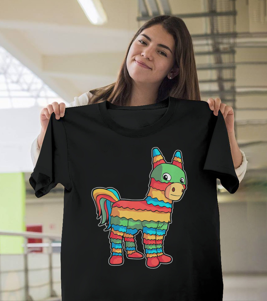 Funny Colorful Pinata I'd Had That Cinco De Mayo T-Shirt