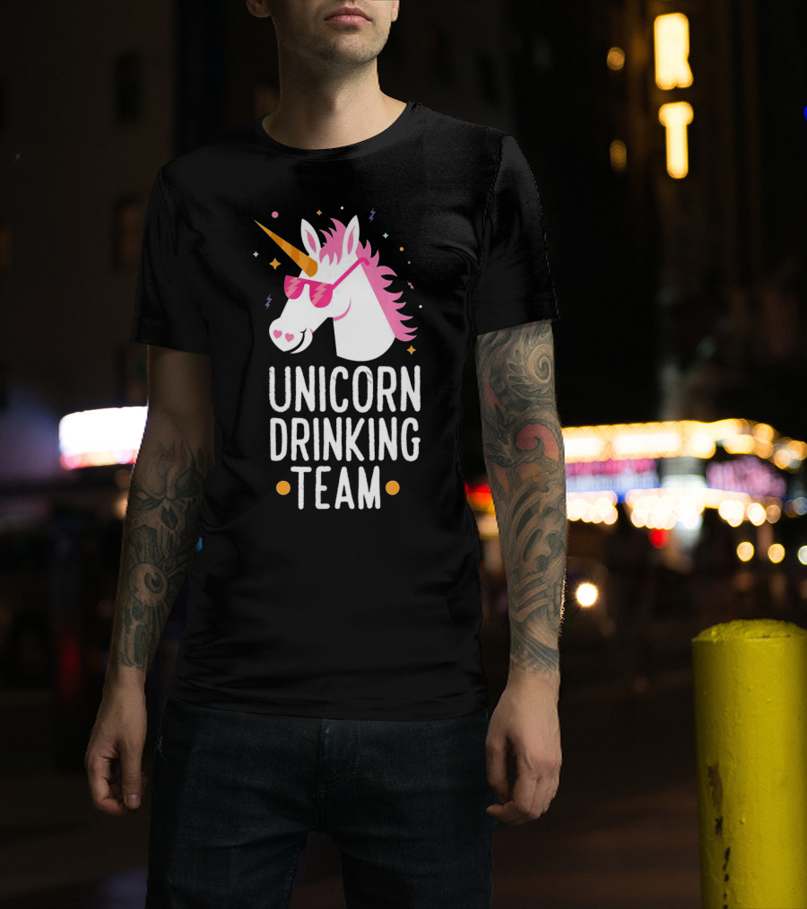 Unicorn Drinking Team Cinco De Mayo Celebration Fun Party Squad T-Shirt
