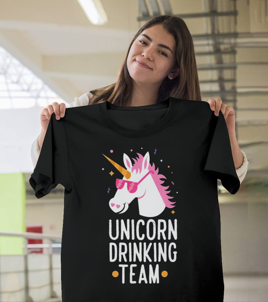 Unicorn Drinking Team Cinco De Mayo Celebration Fun Party Squad T-Shirt