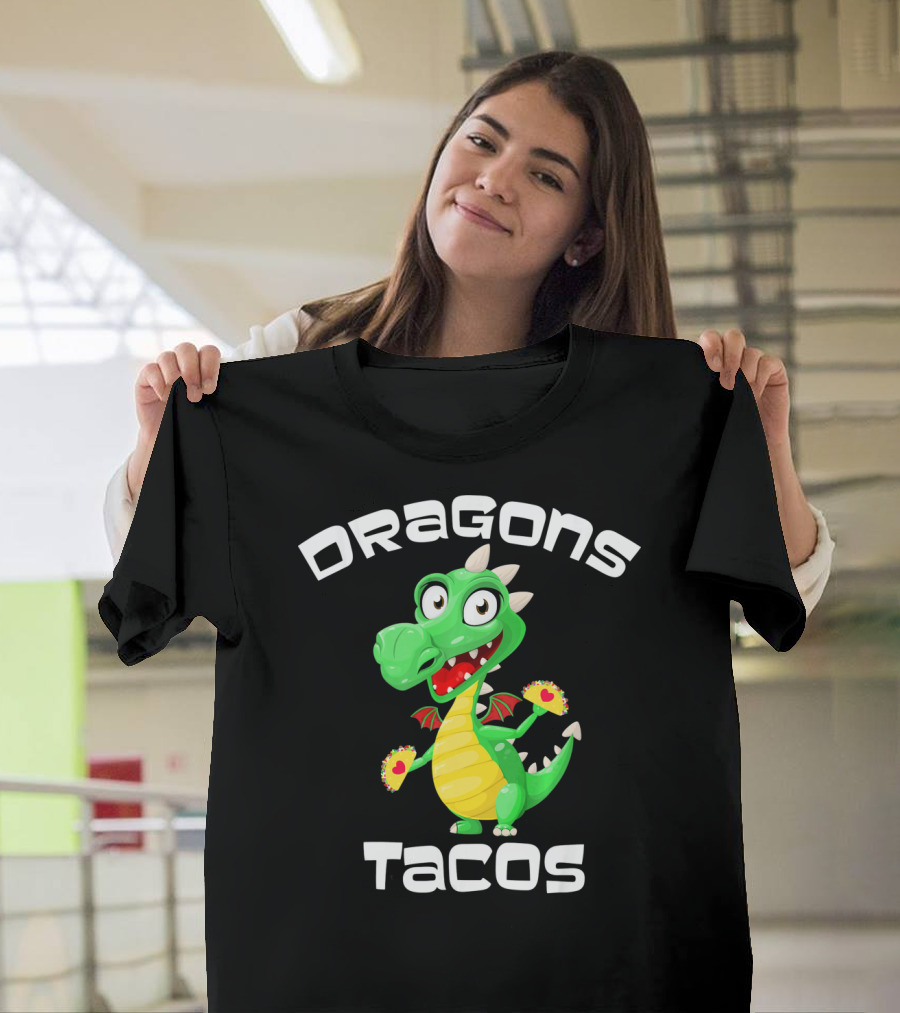 Dragons Tacos Cinco De Mayo T-Shirt