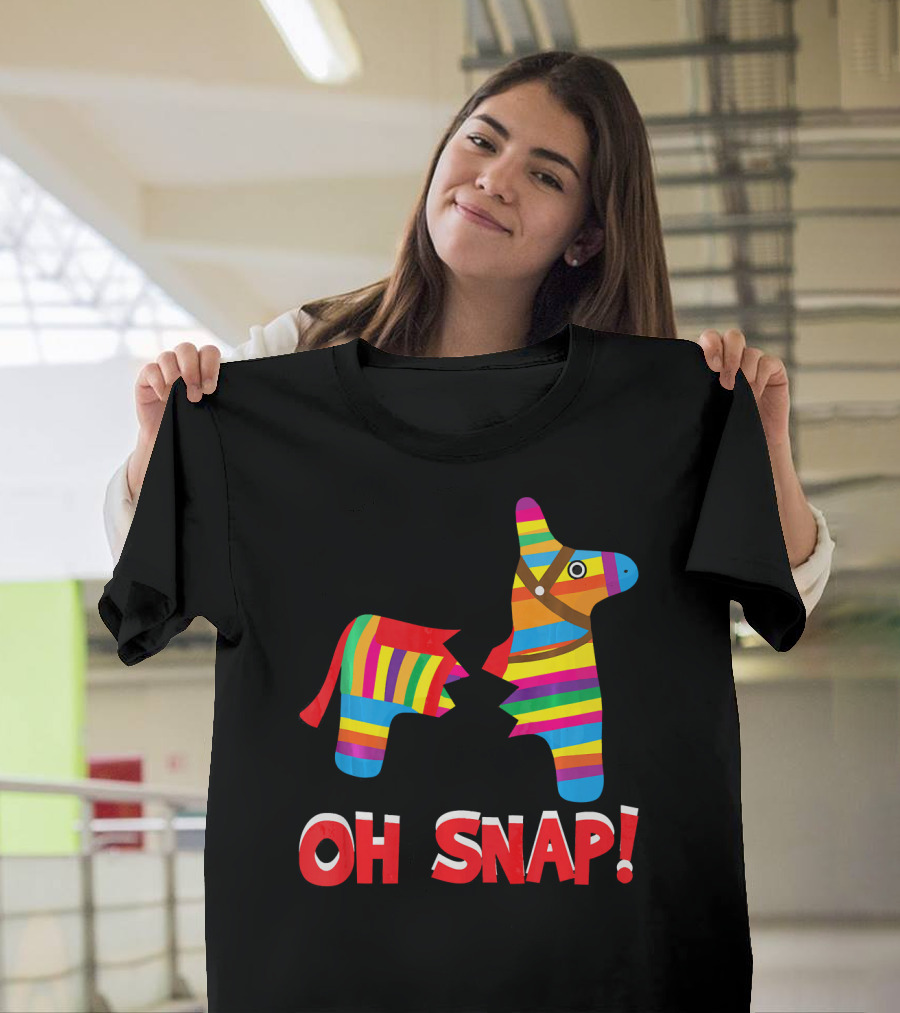 Broken Pinata Oh Snap Funny Cinco De Mayo T-Shirt