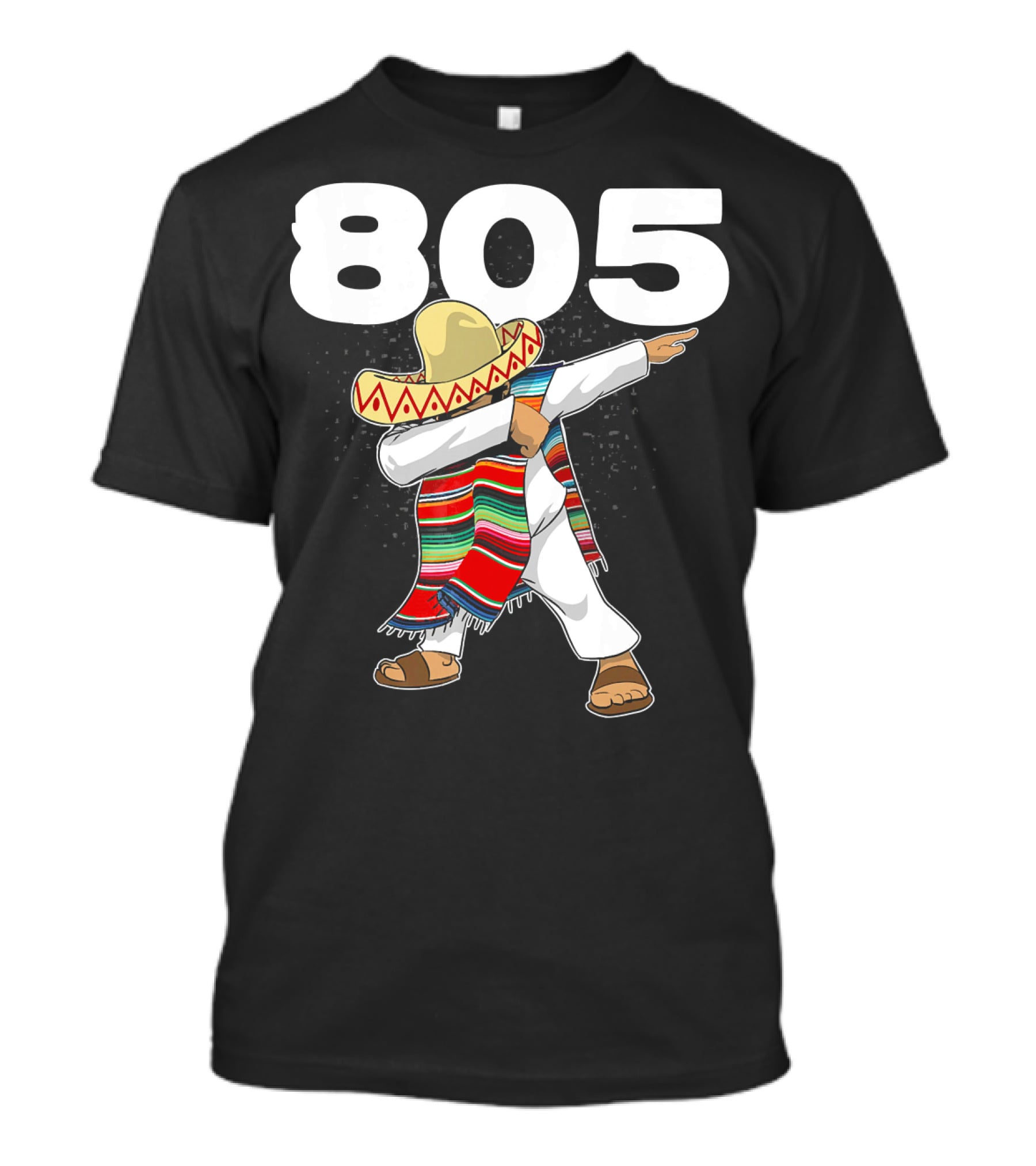 805 Cinco De Mayo Mexican Celebration Dance In California Area Code T-Shirt