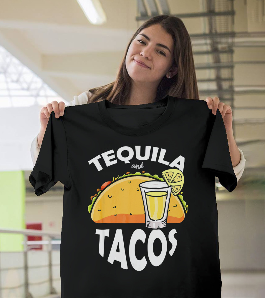 Tequila and Tacos Lime Cinco De Mayo Fiesta T-Shirt