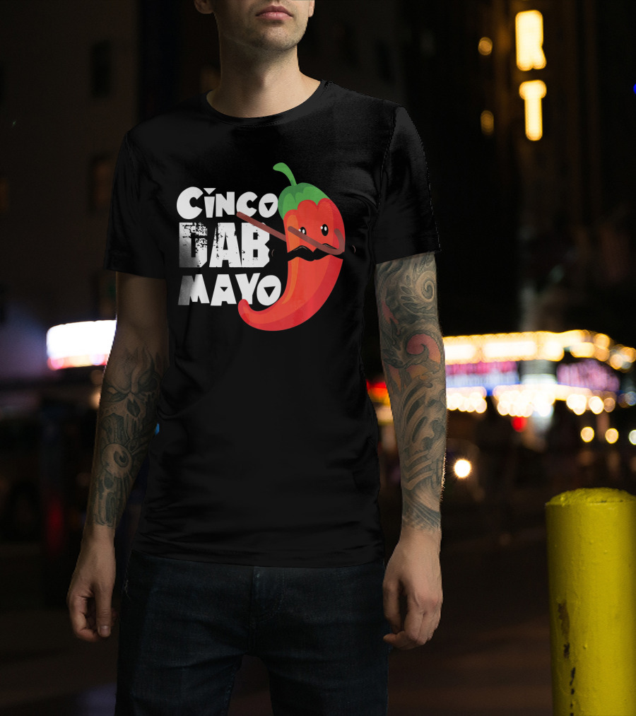 Cinco De Mayo Dab Pepper T-Shirt