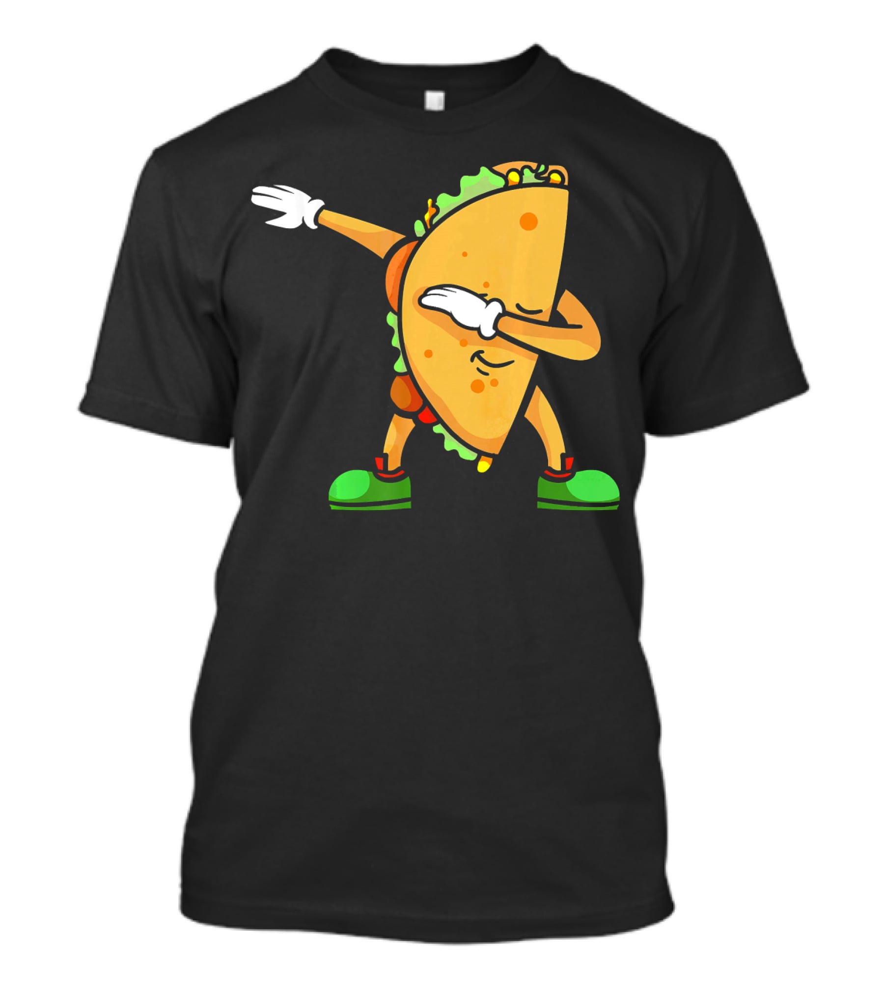 Funny Dabbing Taco Mexican Cinco De Mayo Fiesta T-Shirt