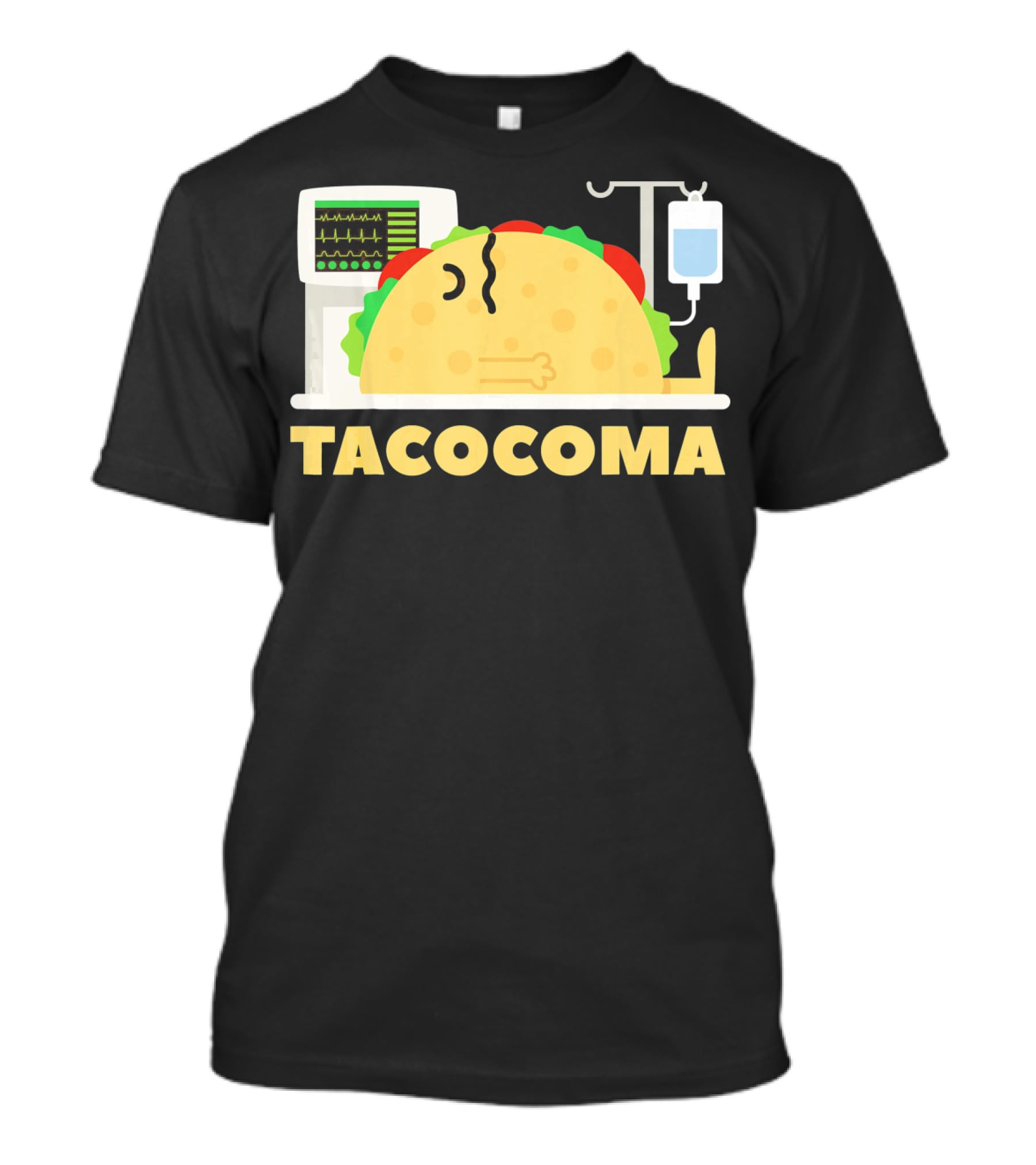 Tacocoma Taco Coma Funny Mexican Cinco De Mayo Humor T-Shirt