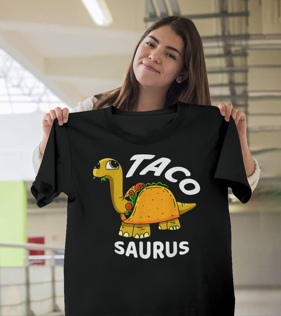 Tacosaurus Dinosaur Humor Cinco De Mayo T-Shirt