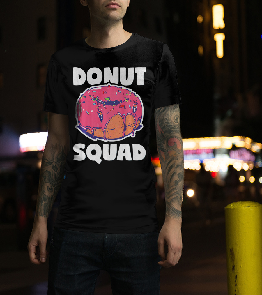 Donut Squad Vintage Baked Fried Cake Don Sprinkles T-Shirt