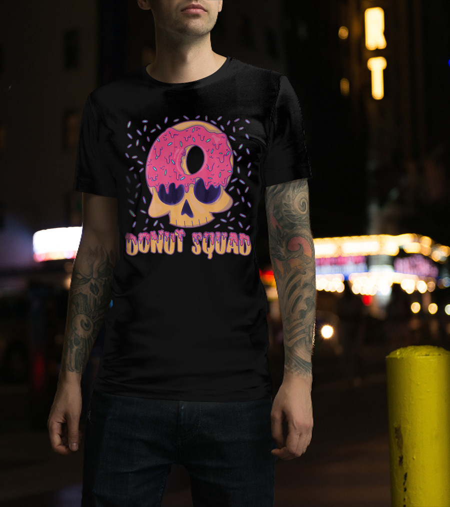 Donut Squad Skull Sprinkles T-Shirt