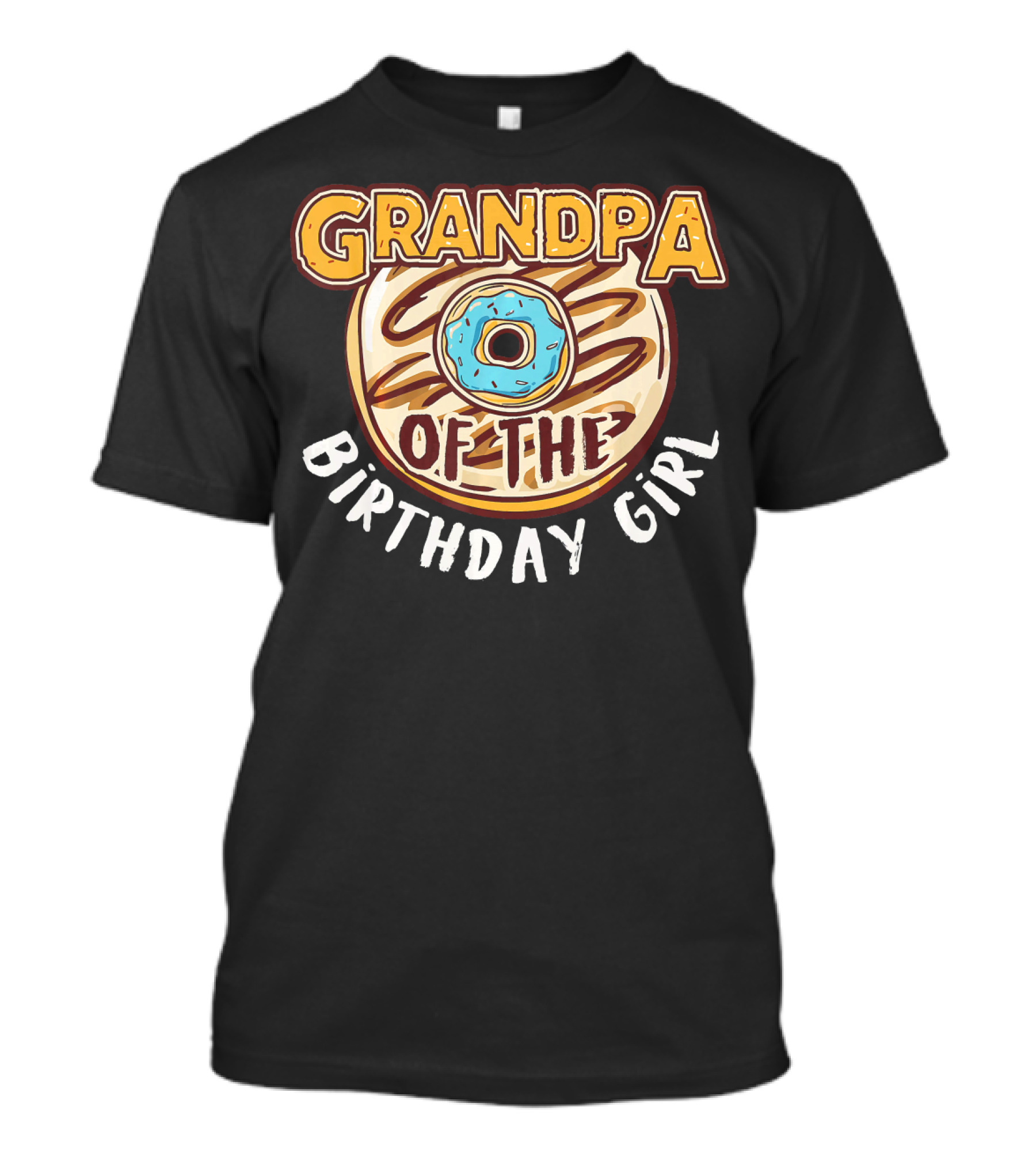 Grandpa Of The Birthday Girl Donut T-Shirt