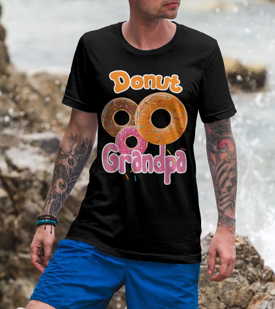 Donut Grandpa Trio Sprinkles T-Shirt