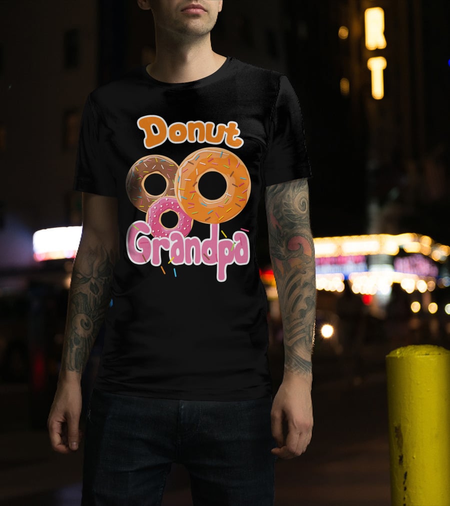 Donut Grandpa Trio Sprinkles T-Shirt