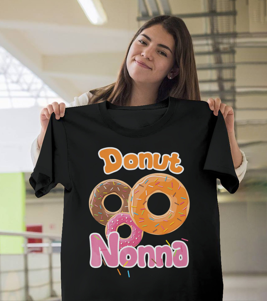 Donut Nonna Colorful Sprinkled Doughnuts T-Shirt