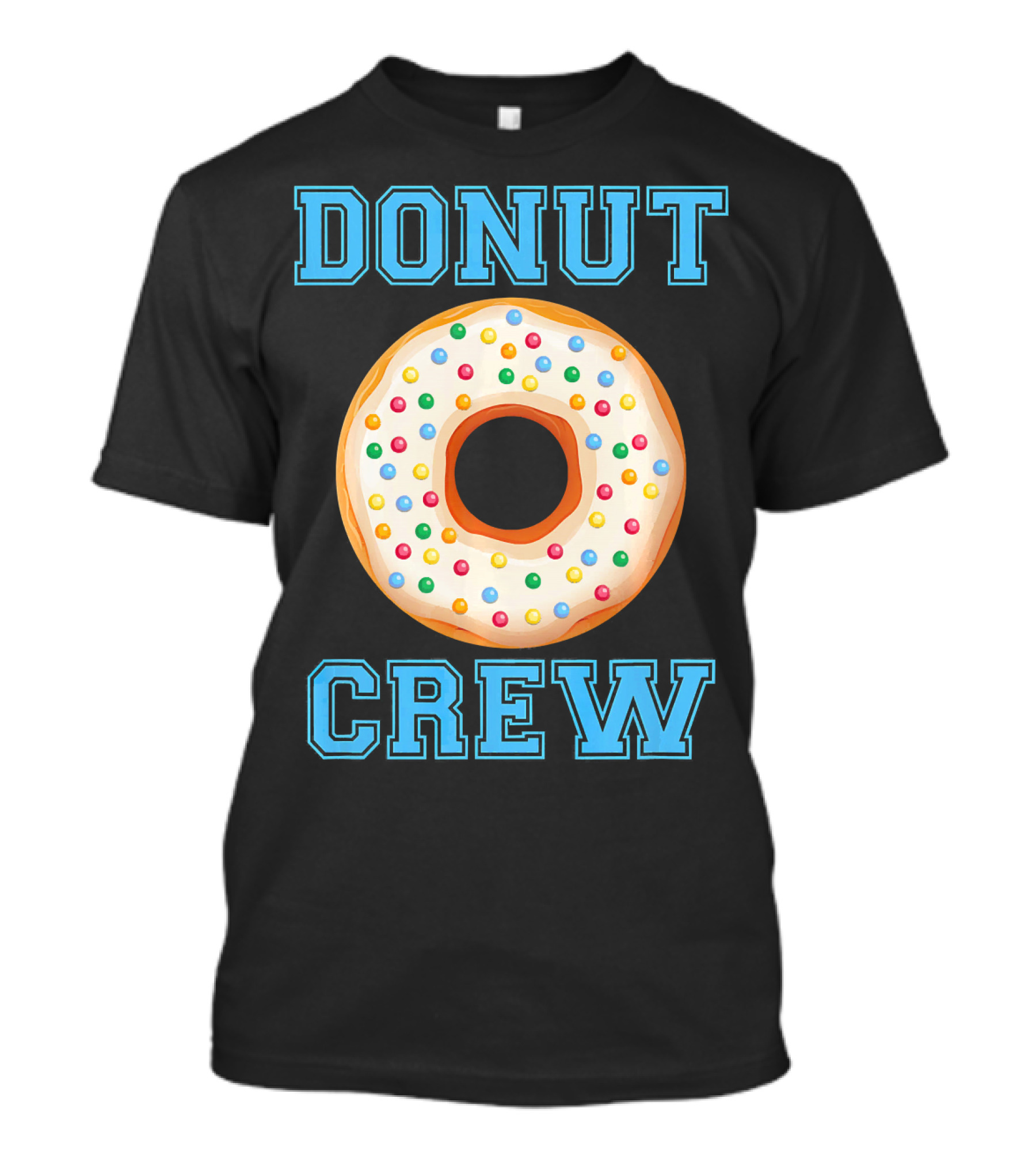 Donut Crew Matching Birthday Group With Sprinkles T-Shirt