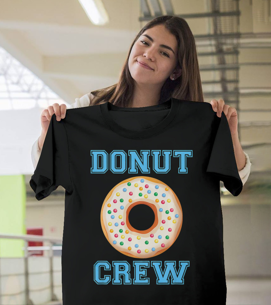 Donut Crew Matching Birthday Group With Sprinkles T-Shirt