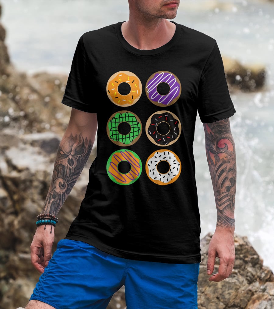 Halloween Donuts Festive Treats With Colorful Icing And Sprinkles T-Shirt