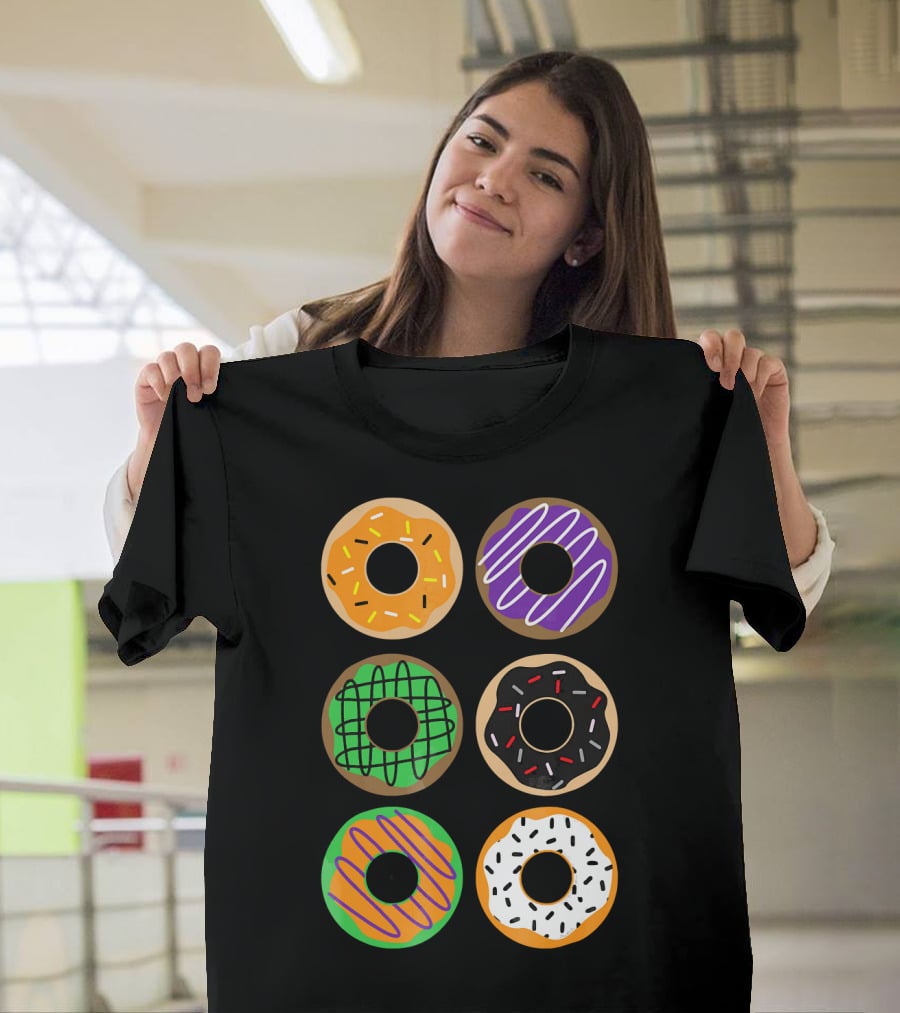 Halloween Donuts Festive Treats With Colorful Icing And Sprinkles T-Shirt