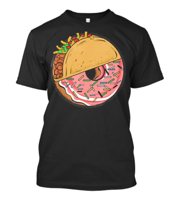 Taco And Donut Fusion Delight With Sprinkles T-Shirt