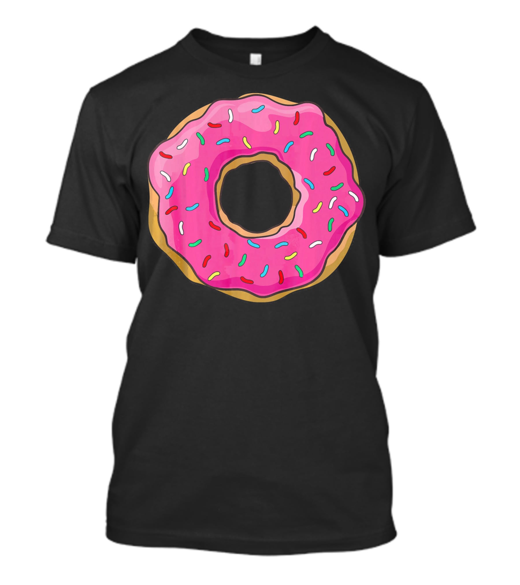 Big Pink Sprinkled Donut Iconic Sweet Treat T-Shirt