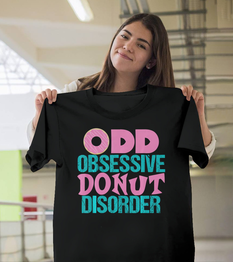 ODD Obsessive Donut Disorder Pink Icing T-Shirt