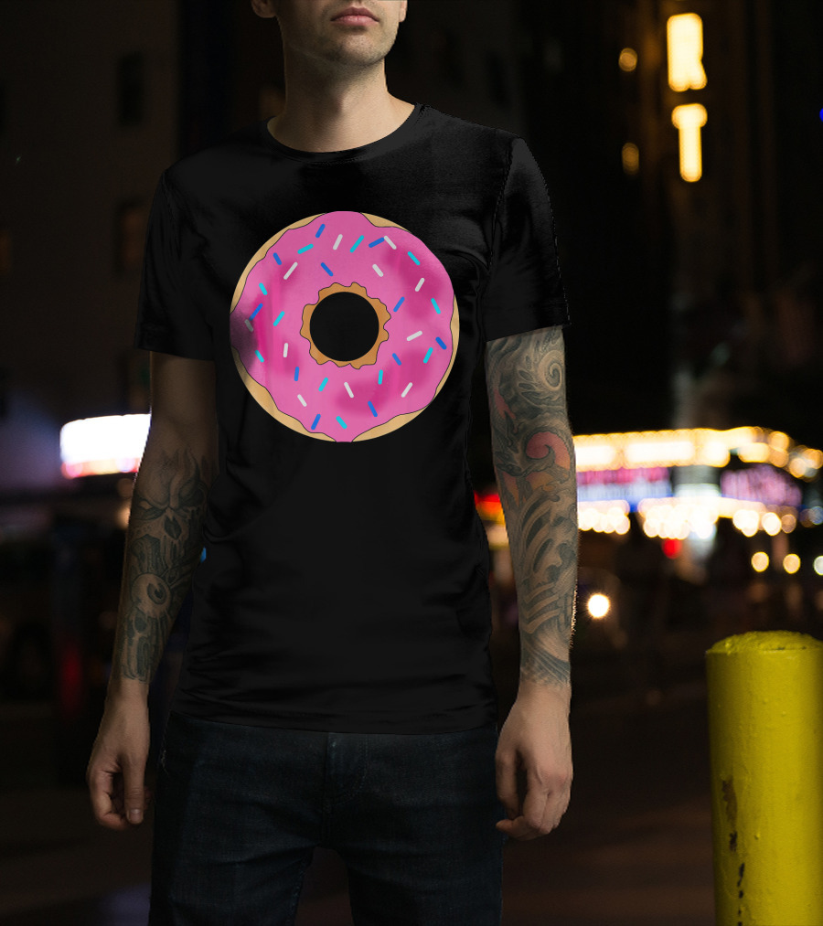 Donut Girls Tod Pink Frosted Sprinkles T-Shirt