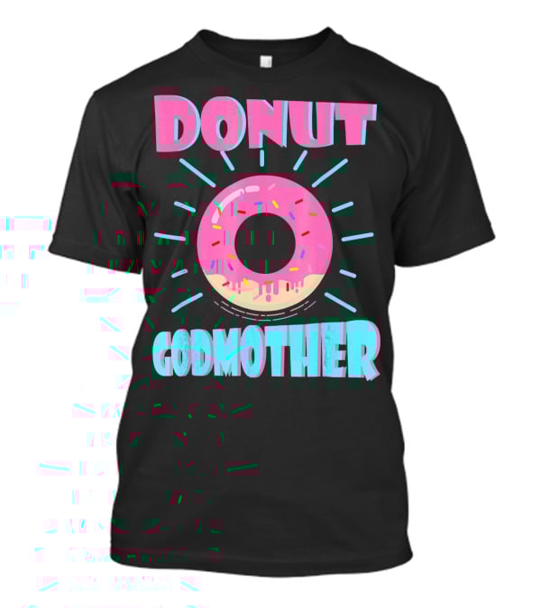 Donut Godmother Pink Frosted Donut With Sprinkles T-Shirt