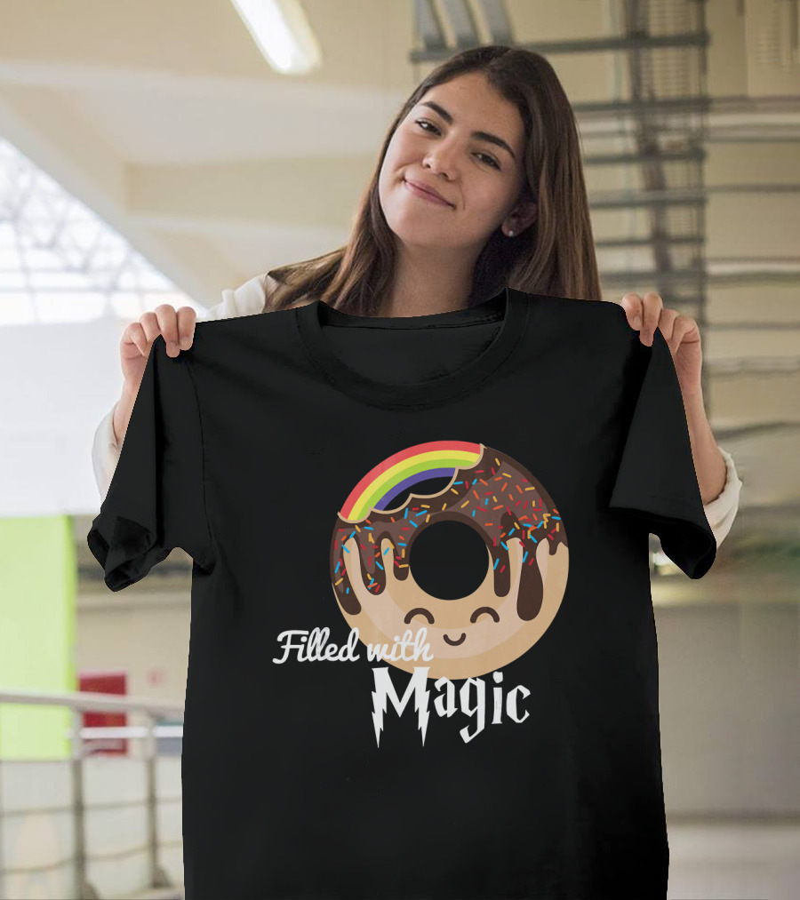 Magic Rainbow Choc Donut Filled With Magic T-Shirt