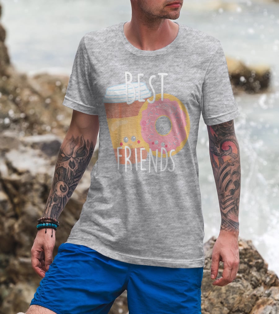 Best Friends Coffee And Donut Perfect Pairing T-Shirt