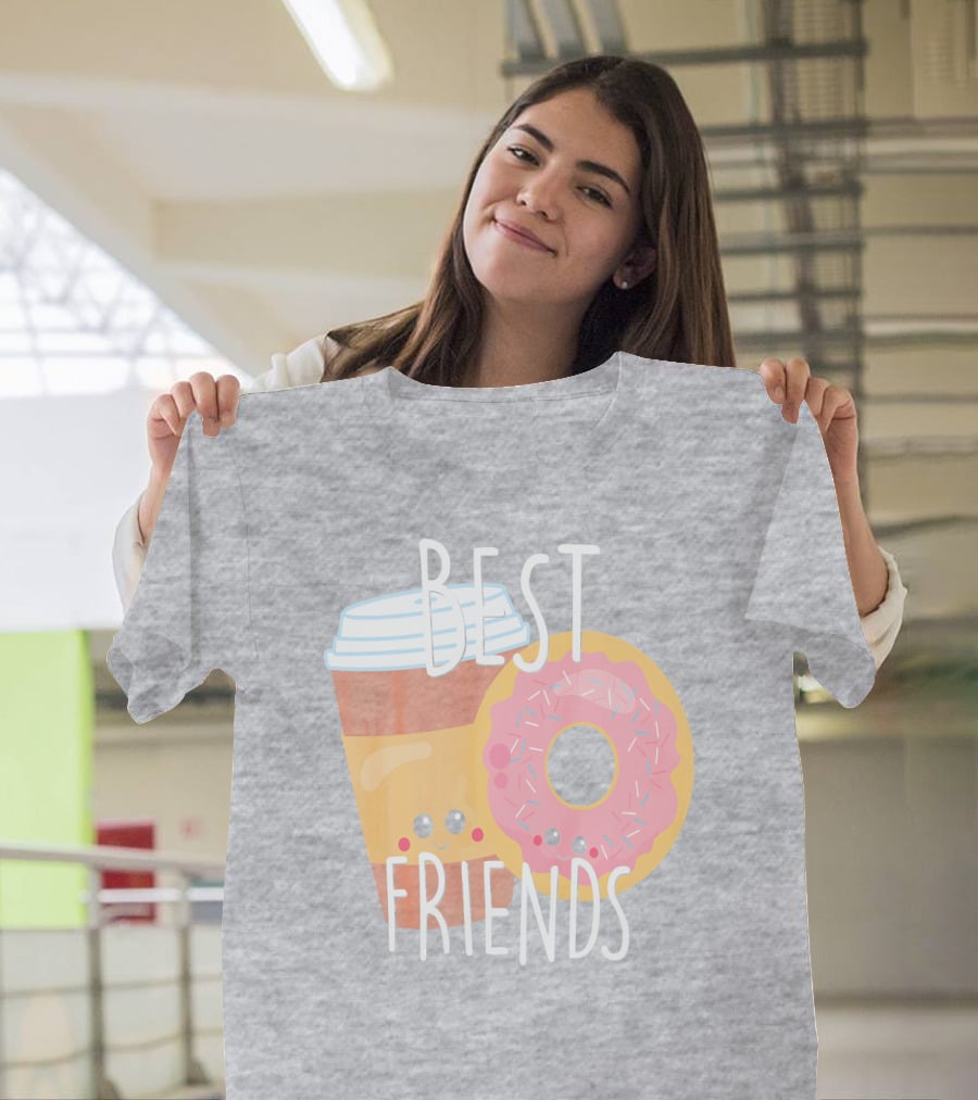 Best Friends Coffee And Donut Perfect Pairing T-Shirt