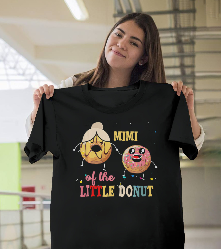 Mimi of the Little Donut Birthday Celebration with Cute Donuts T-Shirt