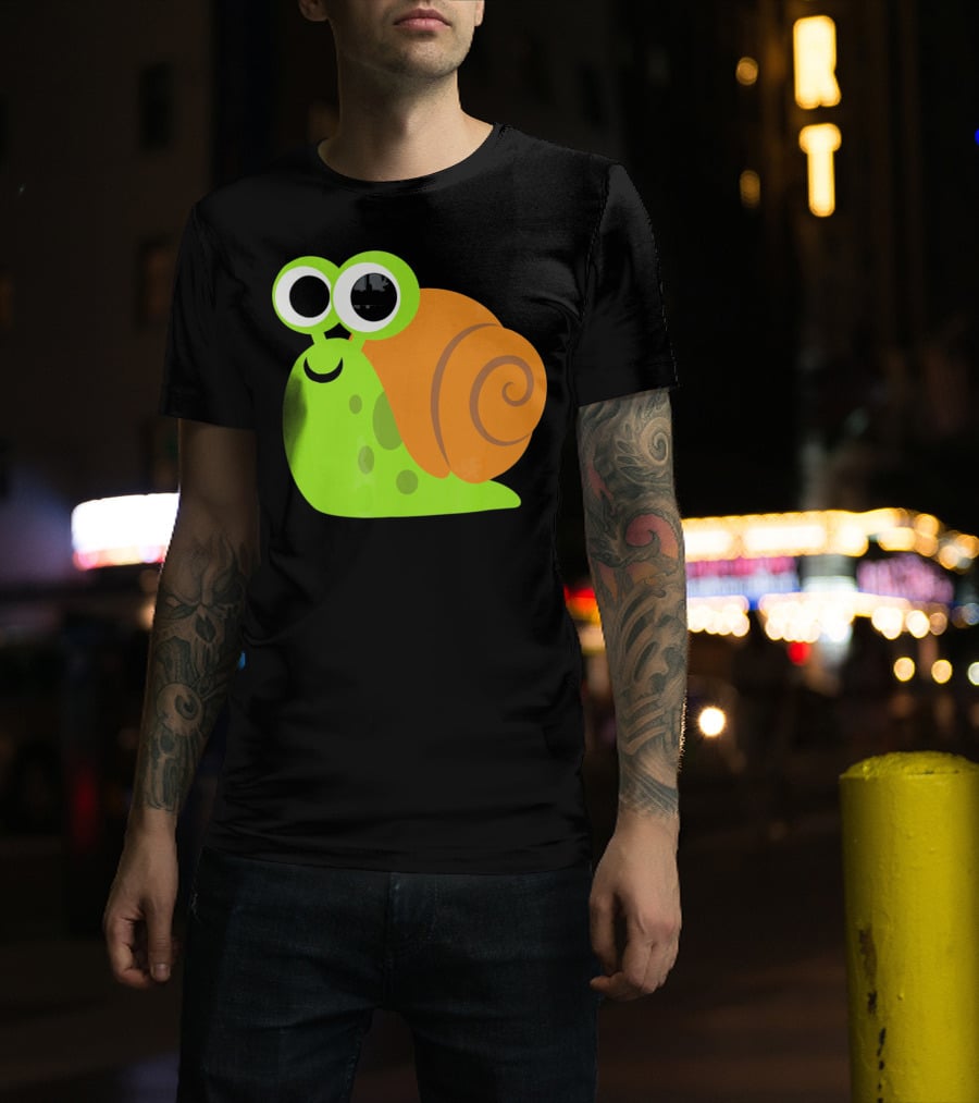 Cute Snail Emoji Lovers Shell T-Shirt