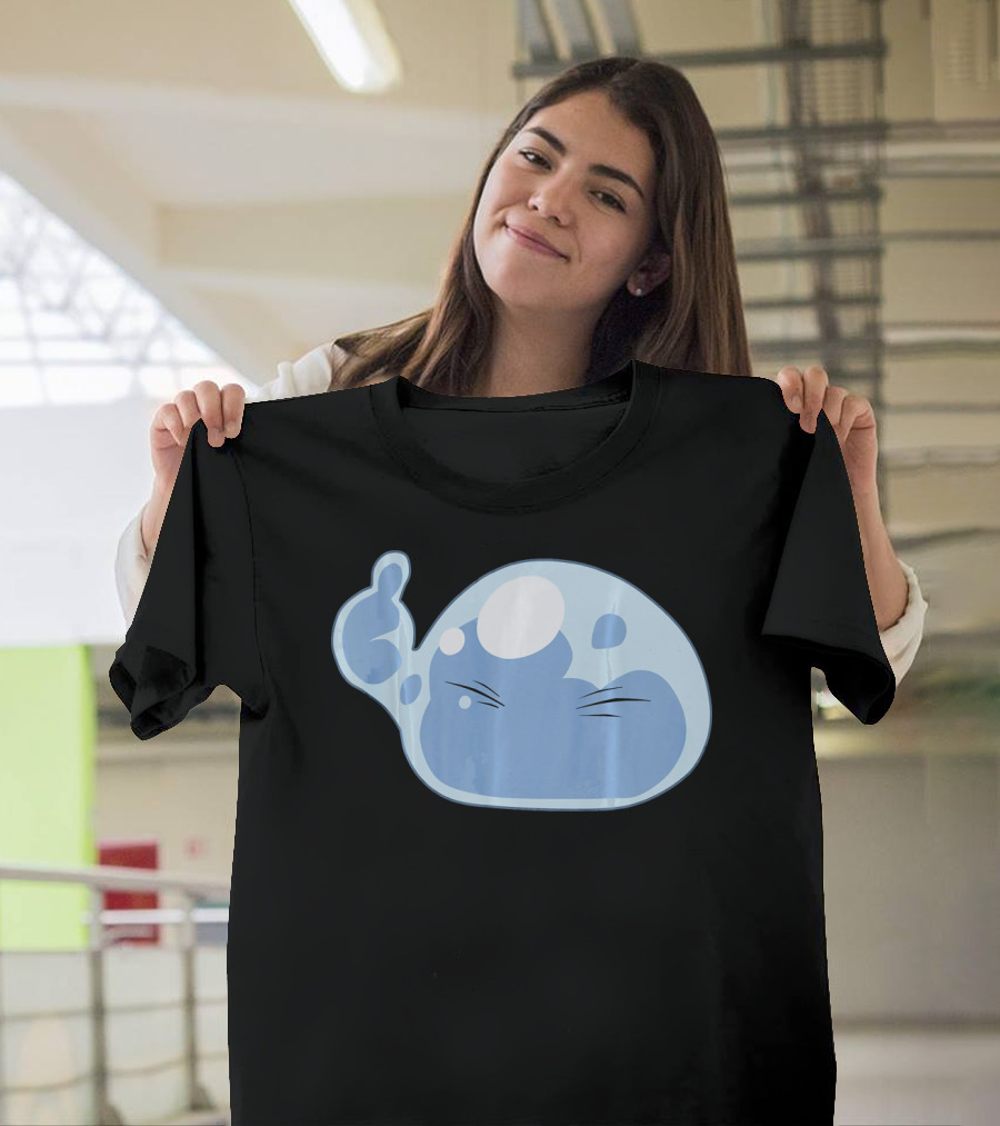 Thumbs Up Emoji Slime Anime Face T-Shirt