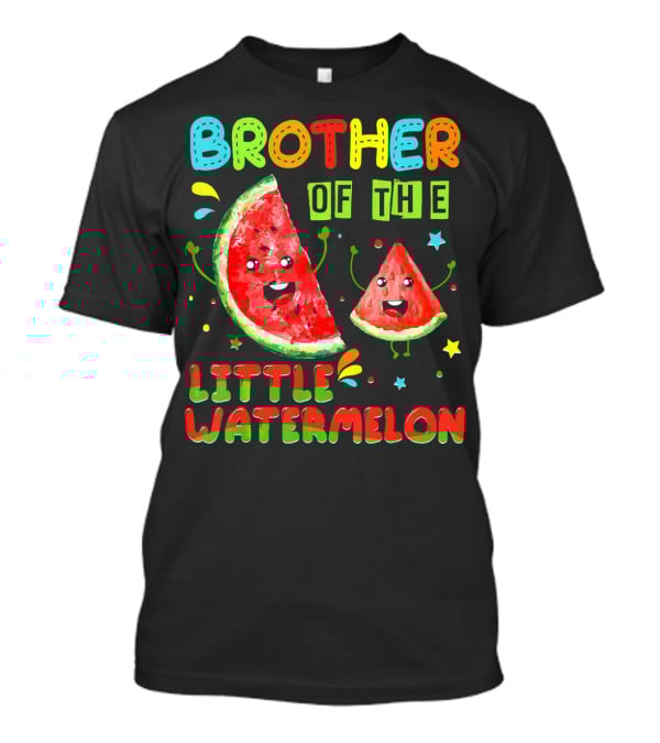 Brother Of The Little Watermelon Birthday Family T-Shirt