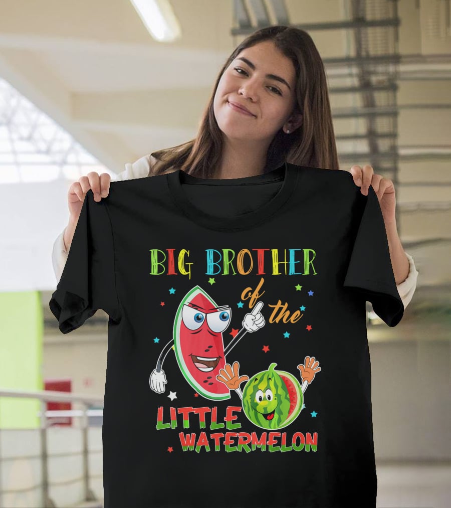 Big Brother Of The Little Watermelon Birthday T-Shirt