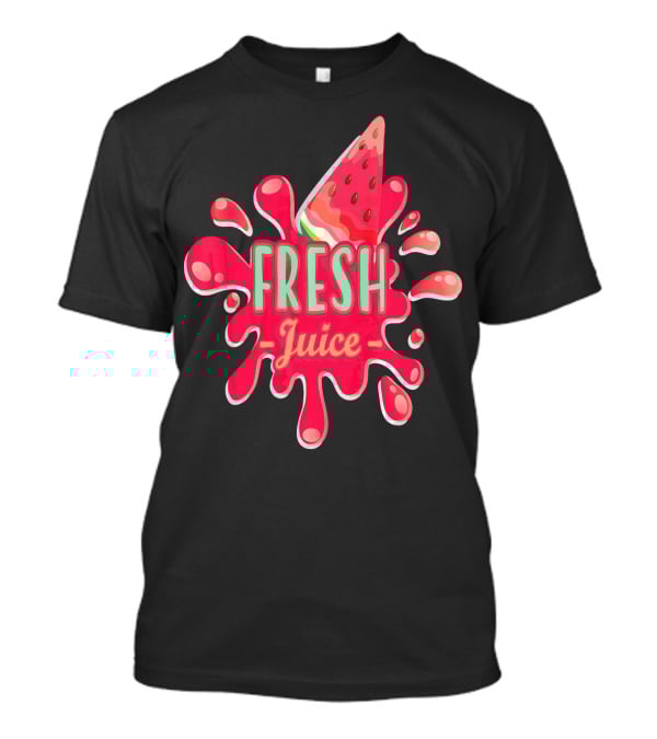 Fresh Juice Watermelon Splash Vegan T-Shirt